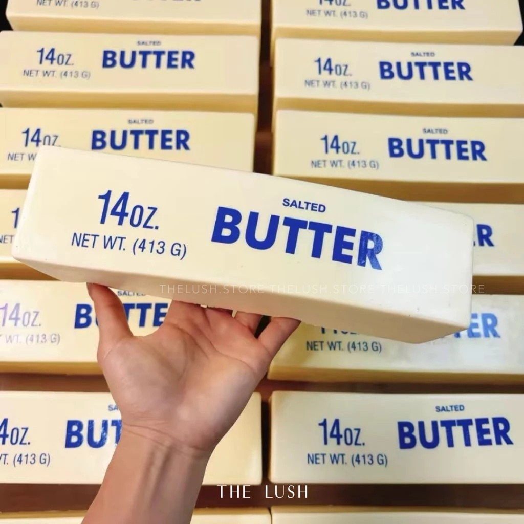 [พร้อมส่ง] Hachimi | สกุชชี่แท่งเนยใหญ่ Butter Stick Squishy 14oz.