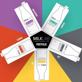 ( ยกหีบ ) นมทางเลือก นมพืช ตรามิลค์แลบ Milklab นมข้าวโอ๊ตOat นมอัลมอนด์Almond นำเข้าจากออสเตรีย
