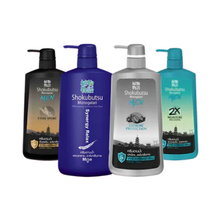 ( 1แถม1 ) SHOKUBUTSU MONOGATARI Shower Cream โชกุบุสซึ โมโนกาตาริ ครีมอาบน้ำ 400-500 ml. x 2 ขวด