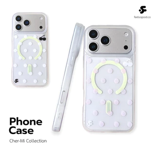 เคสโทรศัพท์ feelsogood.co with magnetic | CHERMI Collection Frosted เคสใสขุ่น สัมผัสนุ่ม ไม่เป็นรอยนิ้วมือง่าย