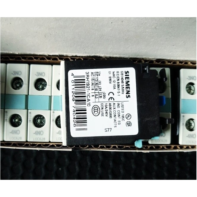 Siemens 3RH1921-1CA10 Auxiliary Contact Block 1 NO