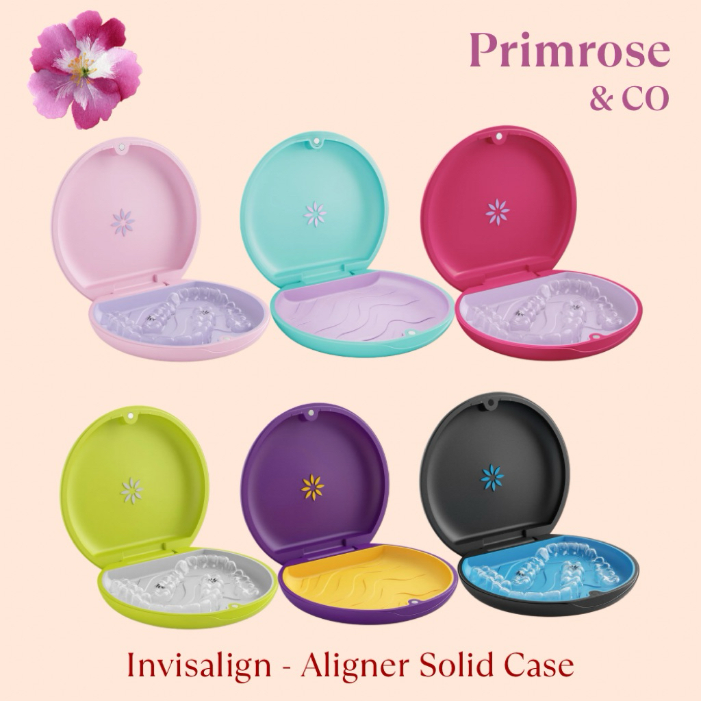 (ของแท้ 100% พร้อมส่ง) Invisalign Aligner & Retainer Case เคส จัดฟันใส เคส รีเทนเนอร์ พร้อมถุงผ้าดำ