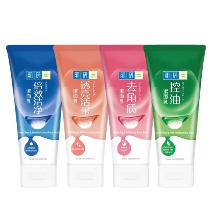 (ฉลากไทย / Live ลด 50%) Hada Labo Skin Face Wash 50g / 100g โฟมล้างหน้าหนึ่งเดียวที่ไม่มีแอลกอฮอล์ น้ำหอม และสี