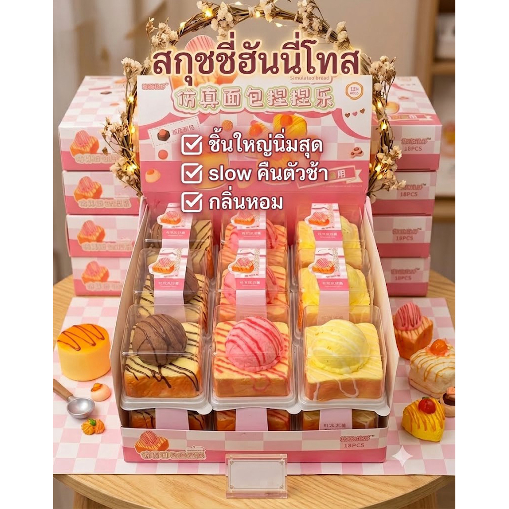 พร้อมส่งในไทย (กทม.ส่งด่วนได้) สกุชชี่ฮันนี่โทส