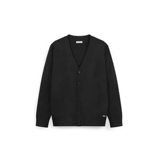 AIIZ เสื้อคาร์ดิแกนคอวีผู้ชายผ้าถัก AIIZ Men's Flat Knit Cardigan