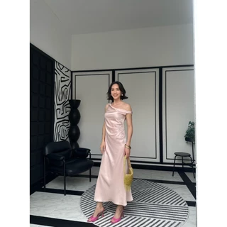 colourblockmatter - Tilly Satin Dress เดรสใส่ออกงาน เดรสซาติน มี 3 สี