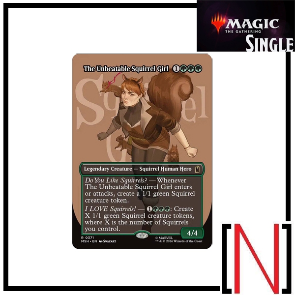 [MTG][Single][MSH] The Unbeatable Squirrel Girl ระดับ Rare [ภาษาอังกฤษ]