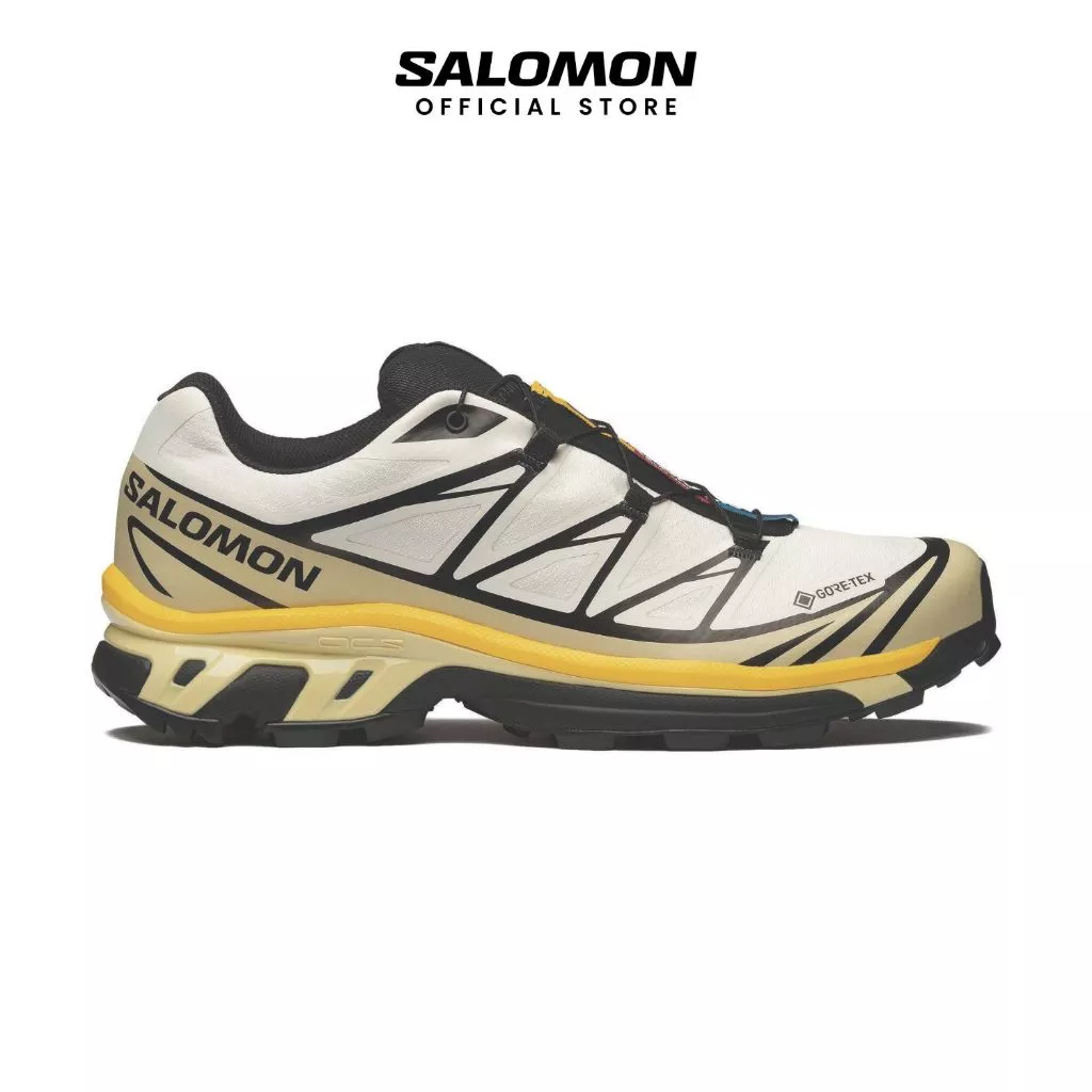 [New Drop] SALOMON XT-6 GORE-TEX Vanilla Ice Bog Unisex Sportstyle Sneakers รองเท้าสนีกเกอร์ L49215700 Official Store