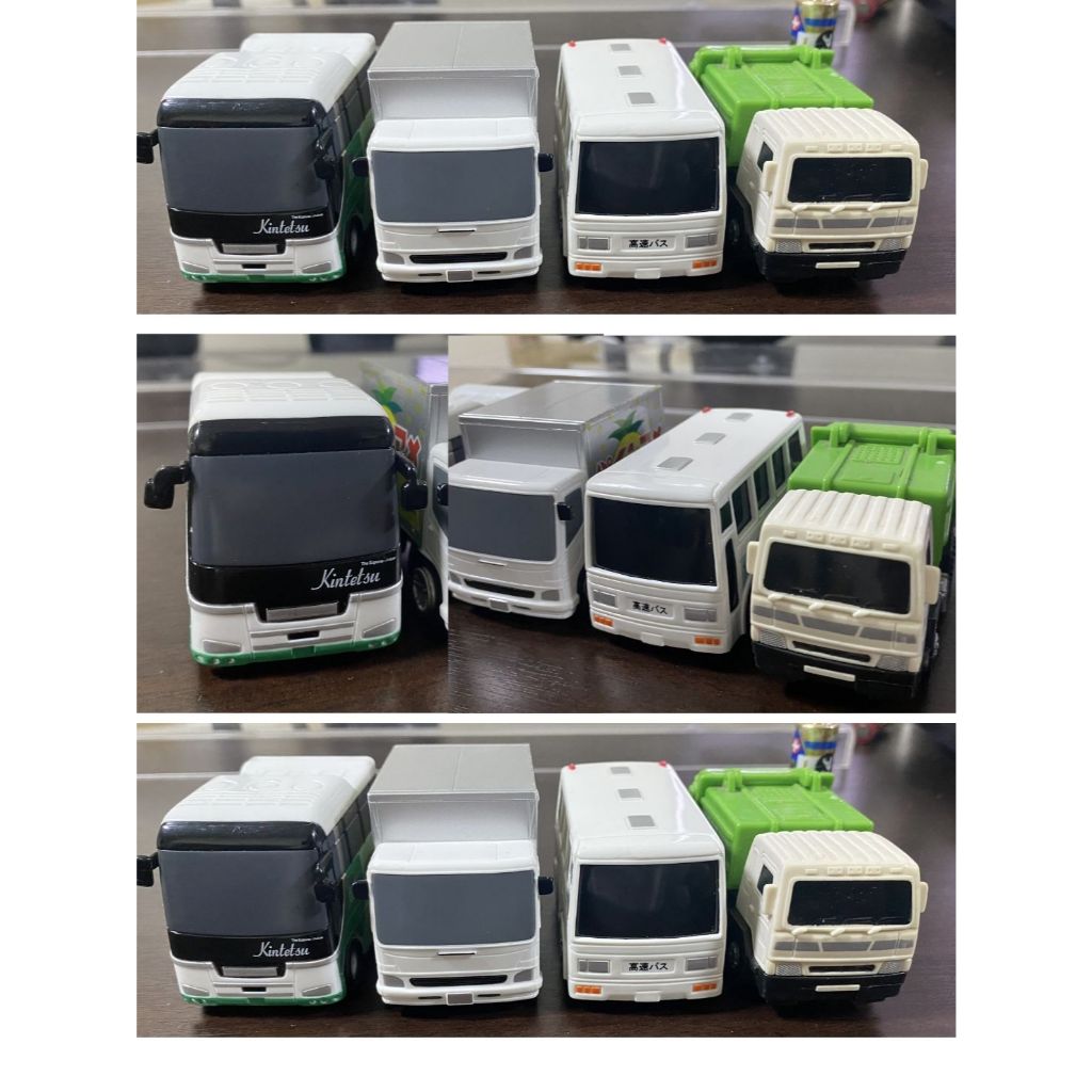 โมเดลรถ ขนาด 1/43 รถพลาสติก รถบรรทุก รถบัส Plastic Car F-Toys Vehicle Collection