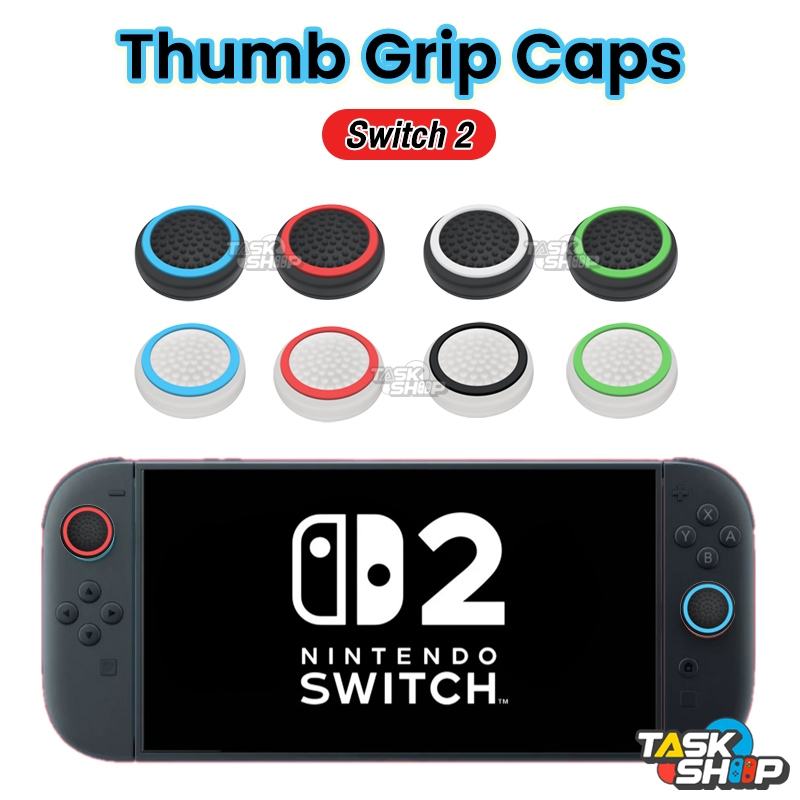 (1 ชิ้น)Thumb Grip Caps Switch 2🎮 Silicone หุ้ม Analog Joy-Con สำหรับ Switch 2