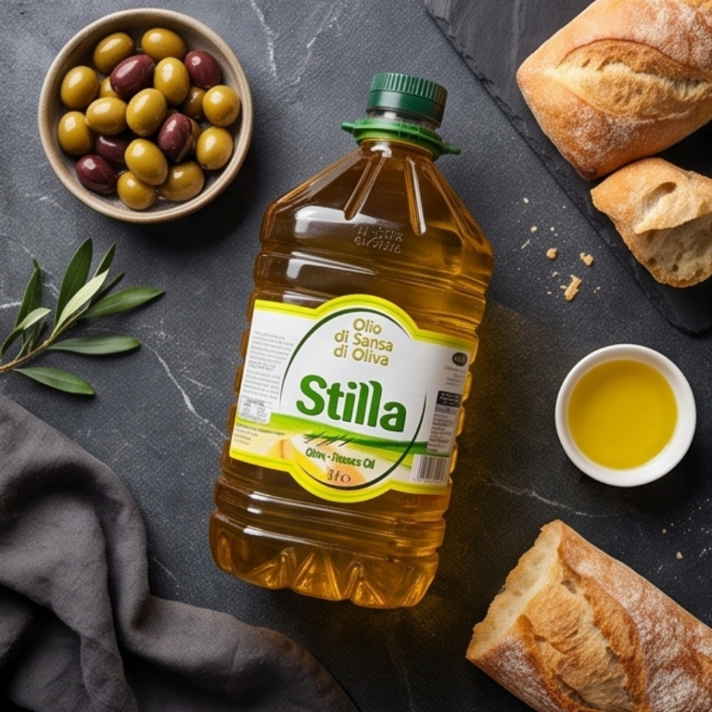 Stilla Pomace Olive oil 5 Lit น้ำมันมะกอก 100 % จากอิตาลี่