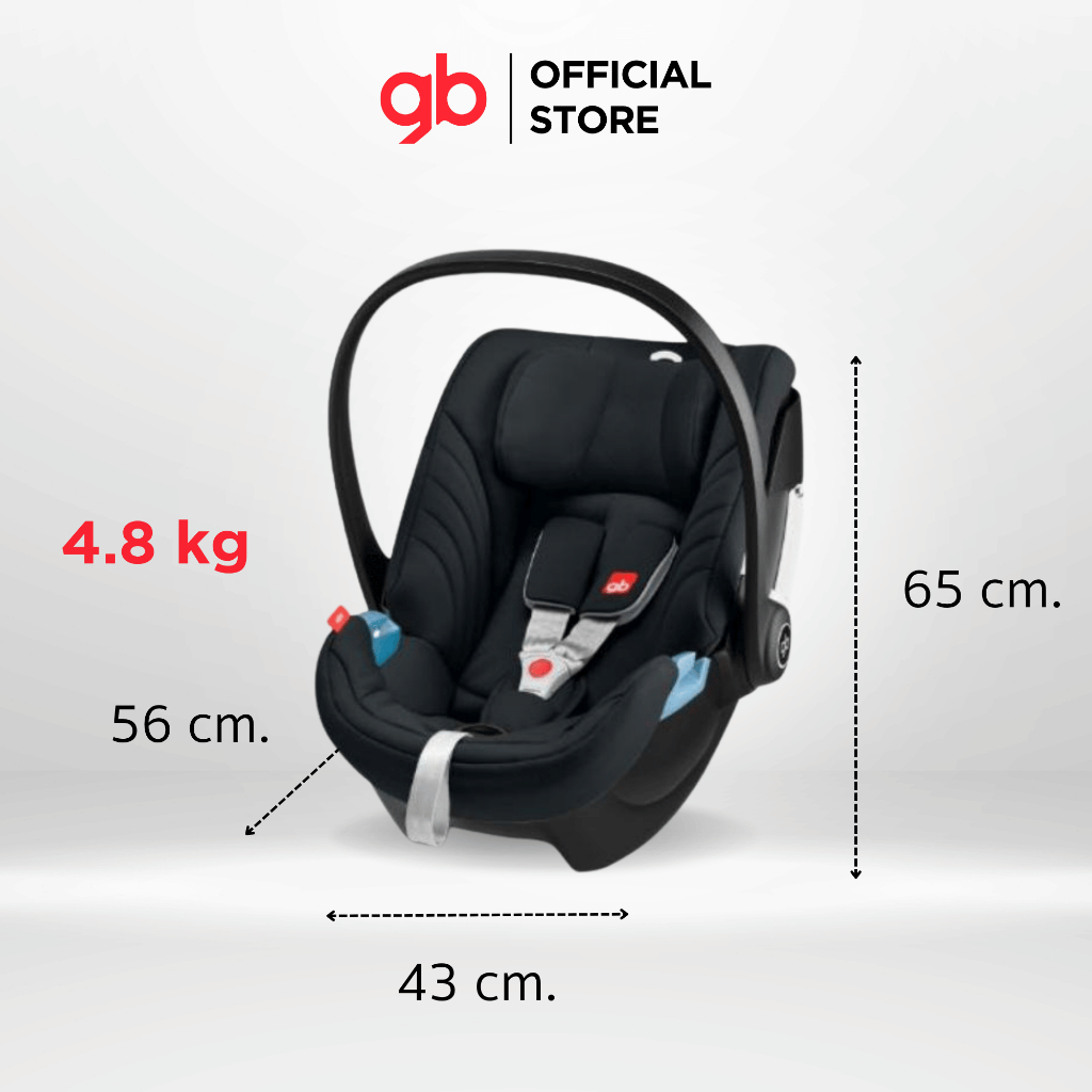 GB ARTIO ตะกร้าคาร์ซีทรถเข็น Pockit รูปที่ 4