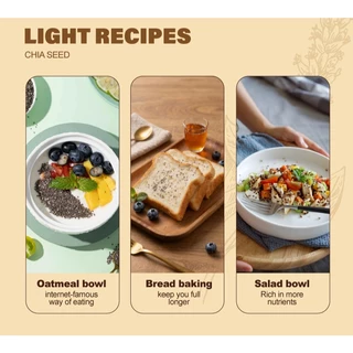 Greensprit เมล็ดเจีย ออร์แกนิค (Organic Chiaseed) ขนาด 500g อาหารทดแทนอิ่มใยสูง