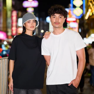 ห่านคู่ เสื้อยืดคอกลม ทรง Oversize รุ่น Maxx