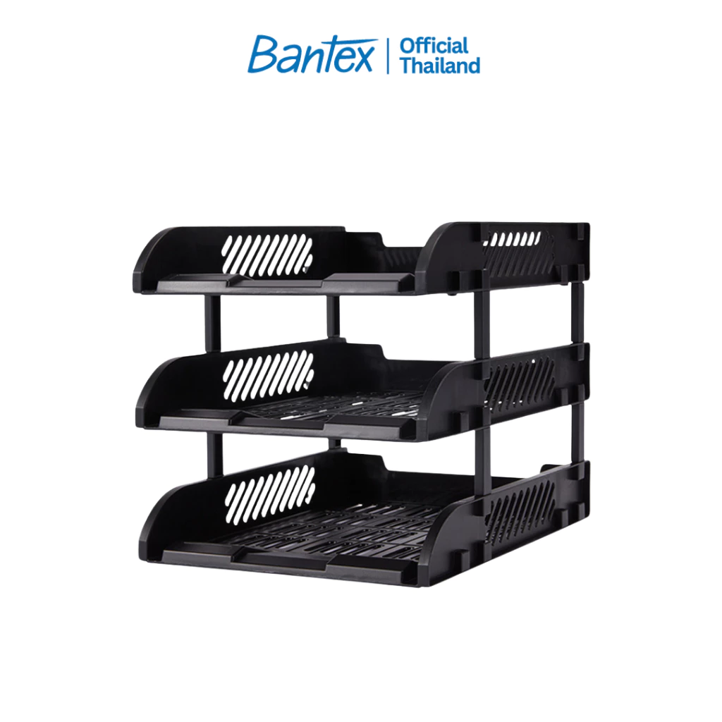 Deli ชั้นวางเอกสาร 3 ชั้น ชั้นจัดระเบียบเอกสาร ถาดวางเอกสาร ชั้นใส่เอกสาร A4 File Tray