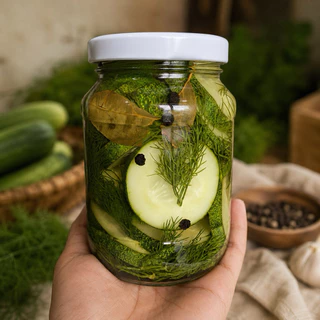 Dill Pickles แตงกวาดอง 360g homemade