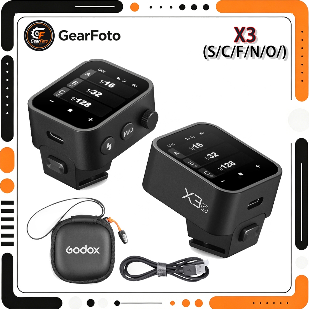 Godox X3Pro C/N/S/F/O TTL ไร้สาย ทริกเกอร์แฟลช ควบคุมชัตเตอร์ ควบคุมผ่านแอปพลิเคชันบลูทูธ X3 PRO