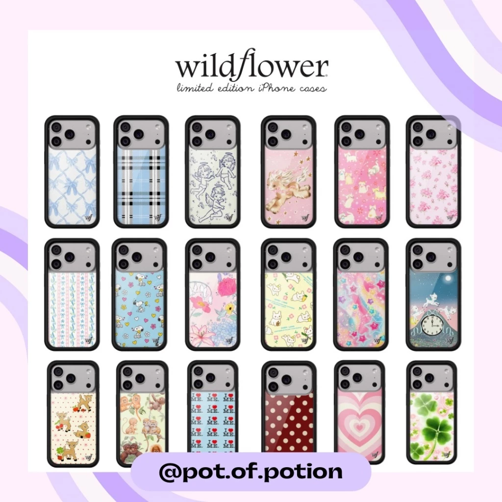 พร้อมส่ง Wildflower — iPhone * 17 Pro * case