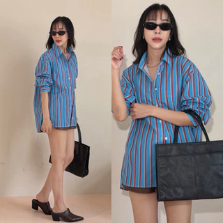 Kanndi (T12) (เสื้อเชิ้ตโอเวอร์ไซส์ ฟิวเกาหลี )