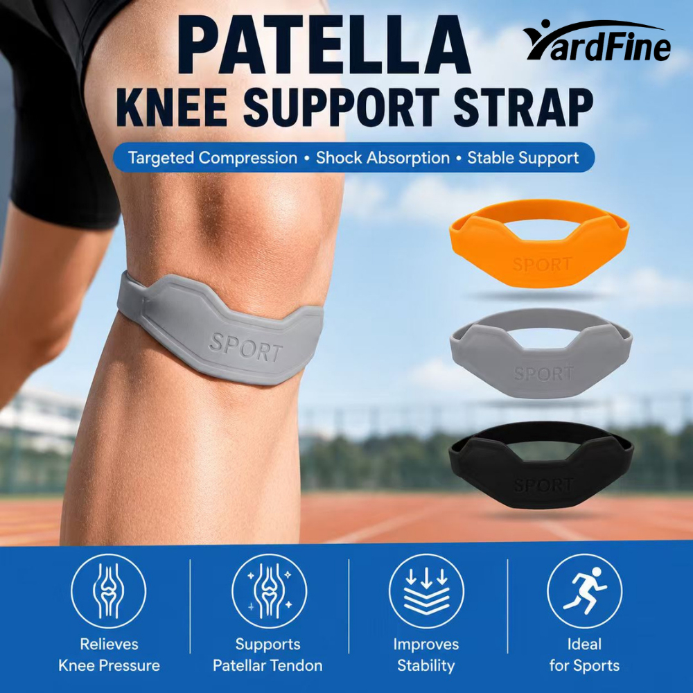 Patella Knee Support Strap ซิลิโคน สายรัดเข่า ดูแลหัวเข่า พยุงเอ็นสะบ้า