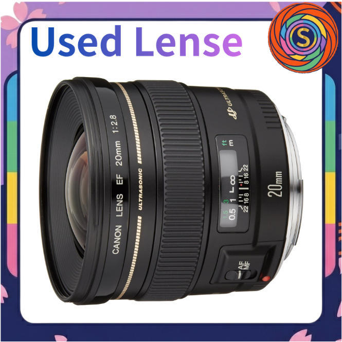 【Secondhand】Canon EF 20mm F2.8 USM Prime Ultra-Wide Lens EF Mount Full Frame used pre-loved