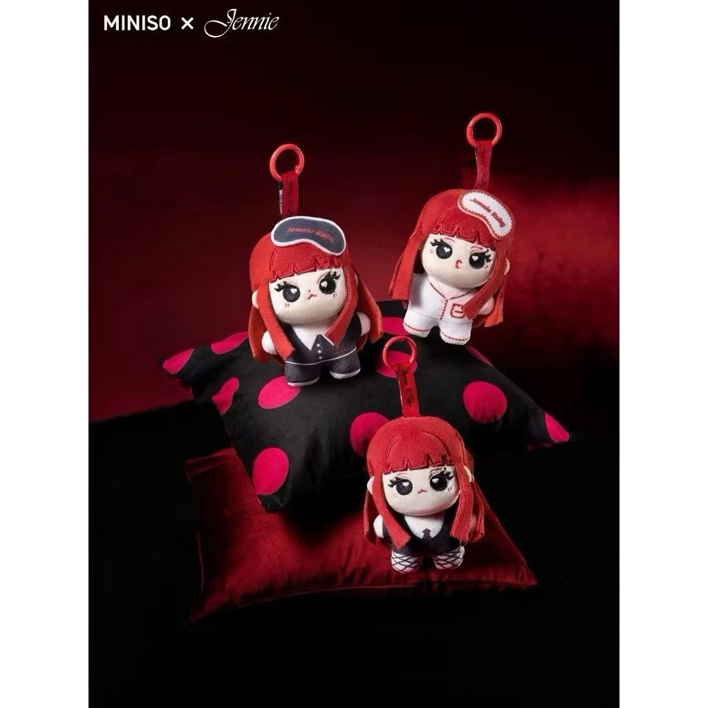[✅พร้อมส่ง] MINISO X JENNIE KEYCHIAN พวงกุญแจตุ๊กตา 🐻