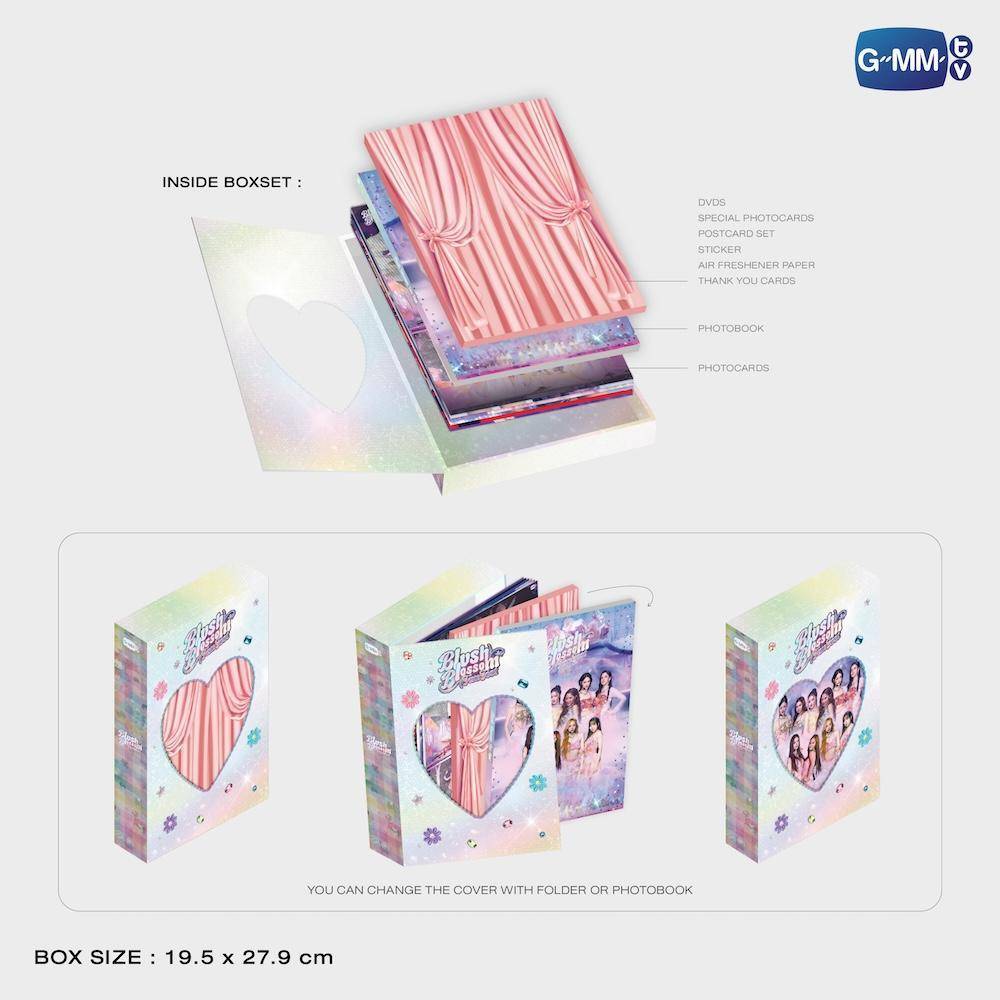 พร้อมส่งแบบหาร BOXSET BLUSH BLOSSOM FAN FEST 2025 l NamtanFilm MilkLove EmiBonnie ViewMim JuneMewnich l GMMTV
