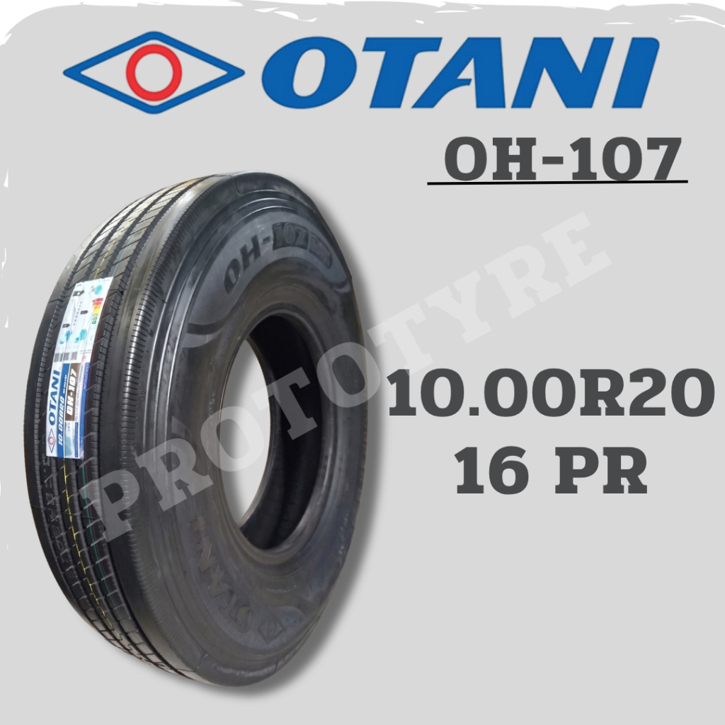 ยางเรเดียล 10.00R20 16PR ยี่ห้อ OTANI รุ่น OH-107
