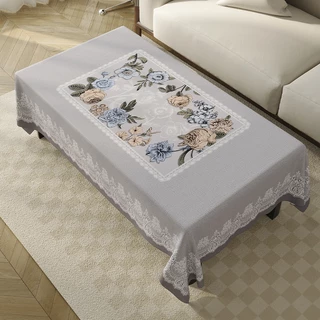ผ้าปูโต๊ะ PVC ทรงสี่เหลี่ยมผืนผ้า ขนาด 90×150 ซม. ผ้าคลุมโต๊ะกาแฟ กันน้ำ กันน้ำมัน ทนความร้อน มีหลายลายให้เลือก