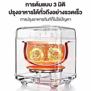 【ใบรับรอง TISI】Kawu หม้อหุงข้าวเล็ก เคลือบสารกันติด เริ่มด้วยปุ่มเดียว หุงข้าวได้รวดเร็ว หม้อหุงข้าว