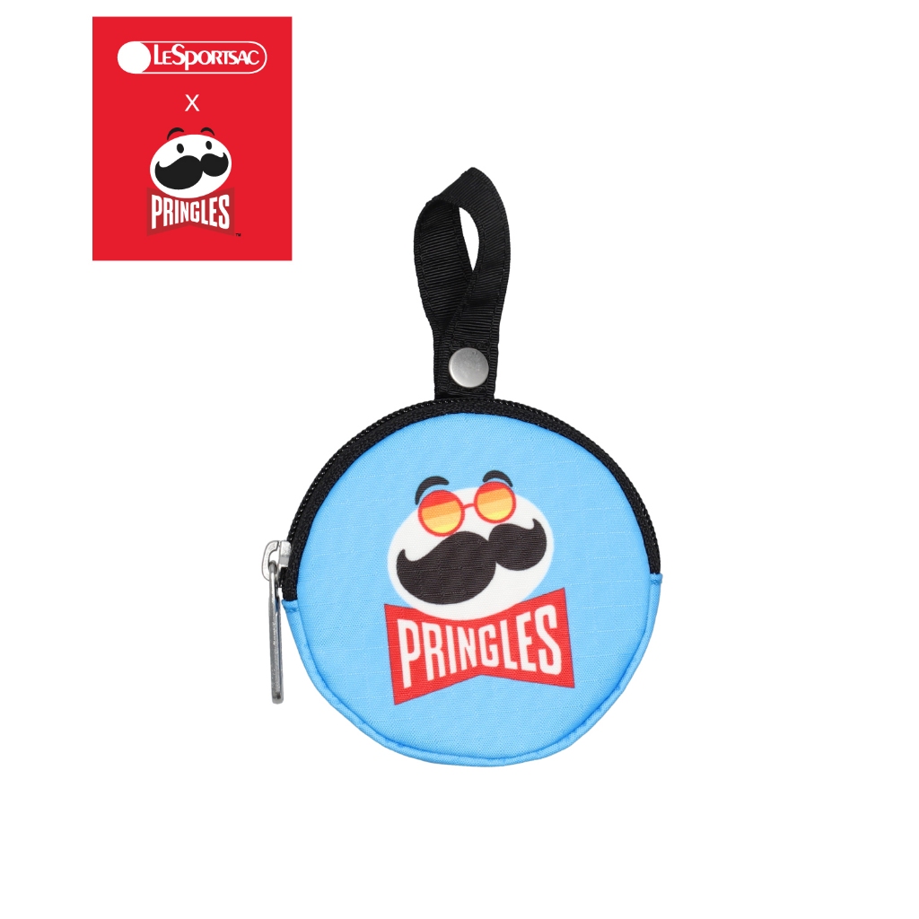 Lesportsac Mini Round charm bag กระเป๋าห้อยใบเล็ก กระเป๋าชาม์ กระเป๋าห้อยพวงกุญแจ  style 1182 LESPORTSAC X PRINGLES