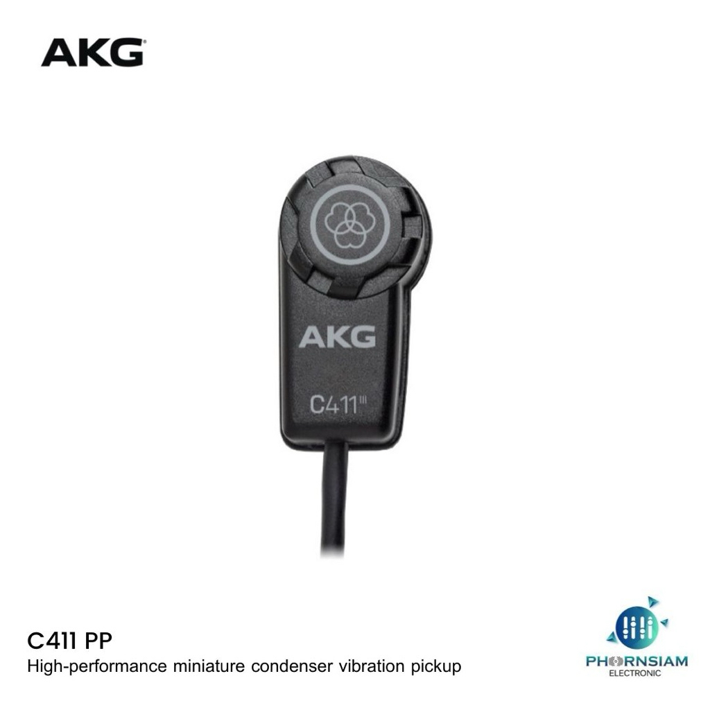 AKG C411 PP ไมค์ High-performance miniature condenser vibration pickup