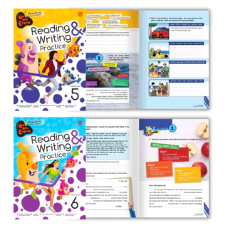 PelangiThai หนังสือเรียนระดับประถม Go Get English Reading & Writing Practice