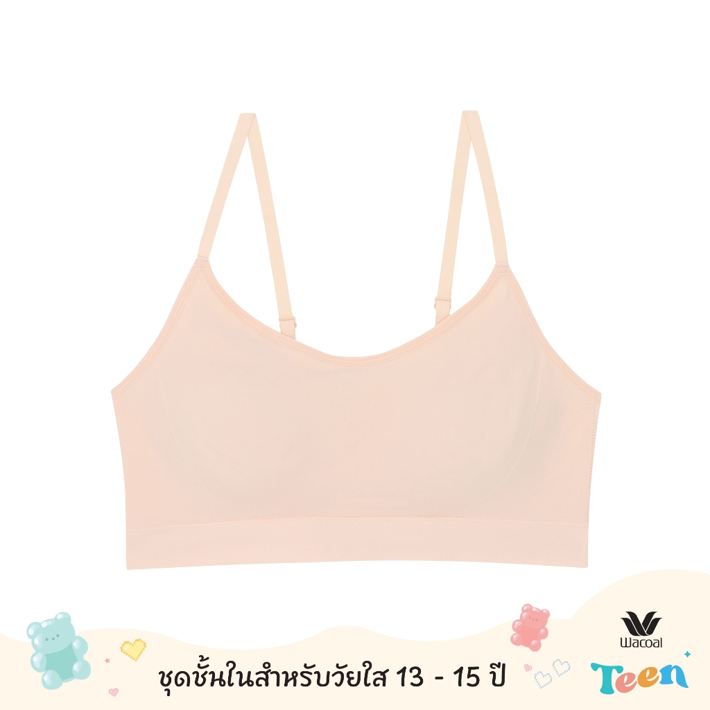 Wacoal Teen ชุดชั้นในสำหรับวัยใส บราไร้โครง รุ่น WBT141 สีเนื้อ (NN)