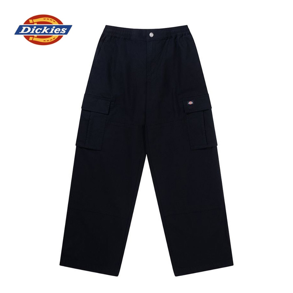 DICKIES WOMENS (LOOSE FIT) PANTS - BLACK กางเกงขายาว ผู้หญิง