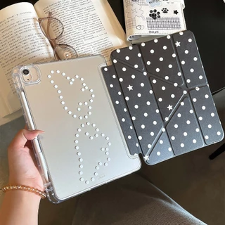 ⚡พร้อมส่ง⚡เคส iPadแบบพับได้รูปตัว Y Air8 Gen11 Air7 Air5 10.9 ลายปีกจุด เคสไอแพดGen10 Air6 Gen9 10.2