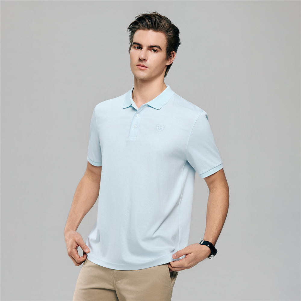 GIORDANO قميص بولو رجالي Liquid Touch — صورة 2