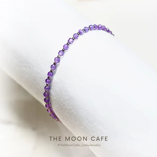 AMETHYST อเมทิสต์ หินแท้ สีเข้ม หายาก | นำพารักแท้ เยียวยาจิตใจ หลับสบาย กำไลหิน สร้อยข้อมือเสริมดวง