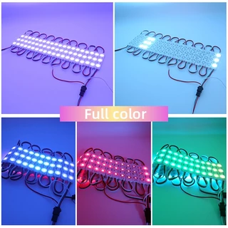 12V ไฟ LED โมดูล WS2811Full Color IP65 ไฟป้ายโฆษณา ไฟอักษร LED Module ไฟวิ่งเปลี่ยนสี แอปควบคุมอัจฉริยะ [ขายเป็นแผง ]