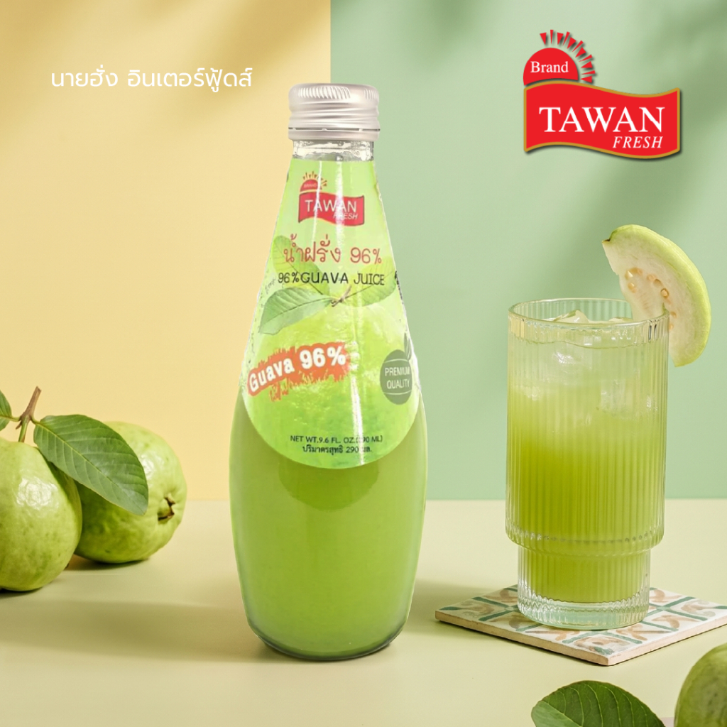 น้ำฝรั่ง GUAVA JUICE ตรา ตะวันเฟรช