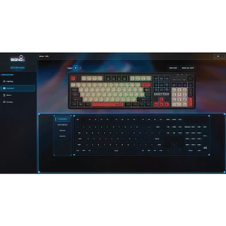 SIGNO KB-714 คีย์บอร์ดเกมมิ่ง Gaming Keyboard (Rubber Dome Switch) ไฟ RGB มีซอฟแวร์มาโคร