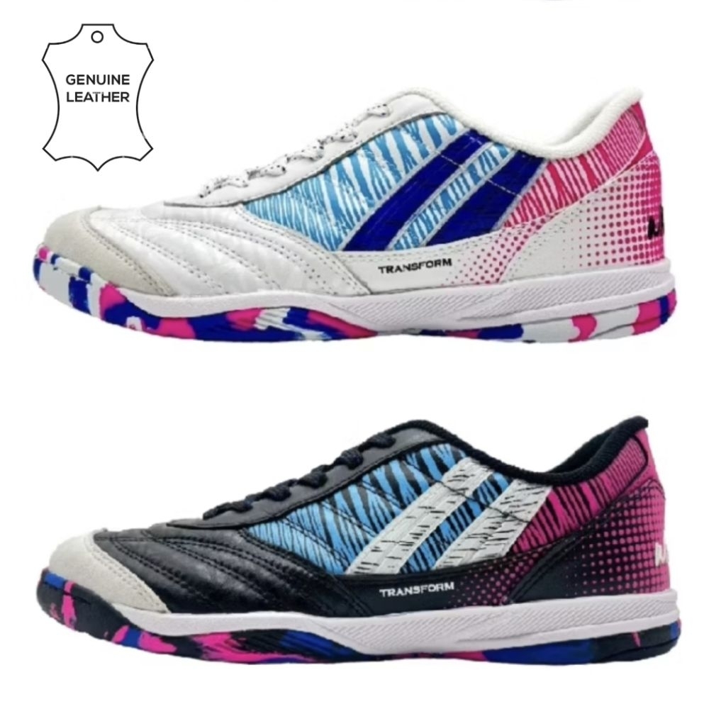 (PANลิขสิทธิ์ )ไซส์ 39-45 รองเท้าฟุตซอล PAN WAVE III TRANSFORM หนังแท้ ***หนังวัว***