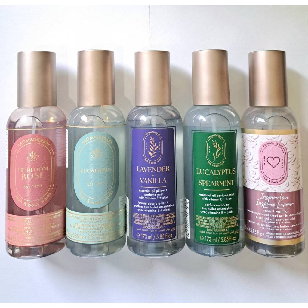 *ของแท้ 100%* Bath & Body Works Aromatherapy OIL MIST & BODY MIST 156 ml.