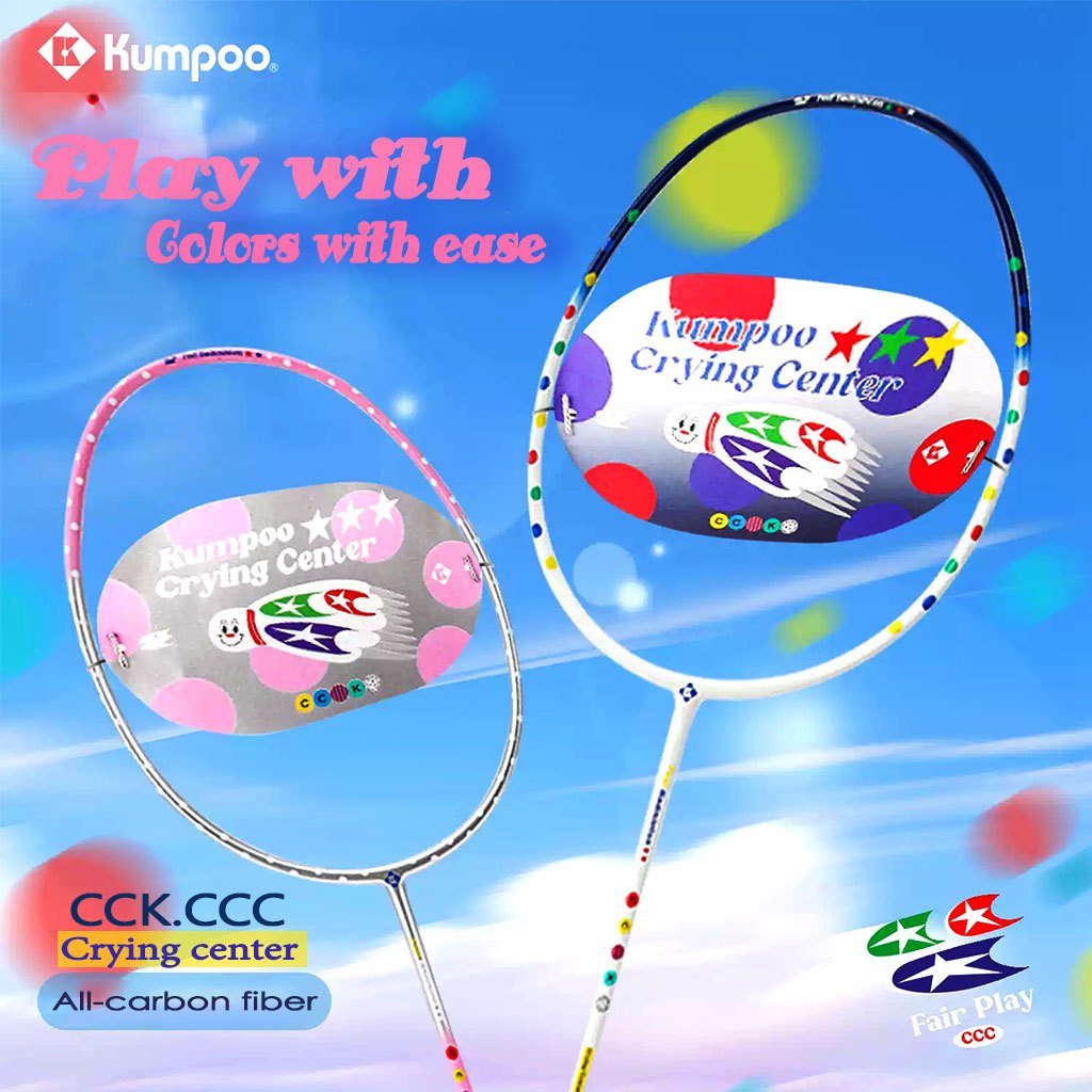 ส่งจากไทย ของแท้ % ไม้แบดมินตัน Kumpoo x CryingCenter Collaboration 2.0 รุ่น CCK.CCC New 2026