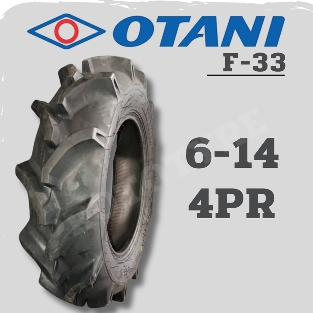 ยางรถไถ 6-14 4PR ยี่ห้อ OTANI รุ่น F-33