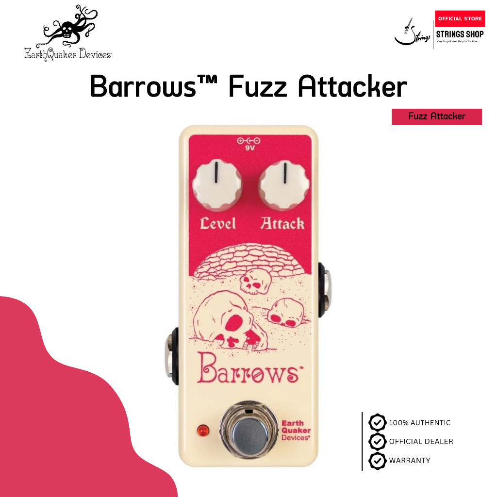 เอฟเฟคกีตาร์ EarthQuaker Devices Barrows™ Fuzz Attacker