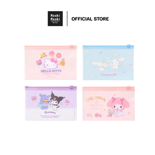 Moshi Moshi ถุงซิปล็อค ซองซิปล็อค ถุงซิป ลายลิขสิทธิ์แท้จากค่าย Sanrio (1 แพ็ค 10 ชิ้น) รุ่น 6100006907-6910