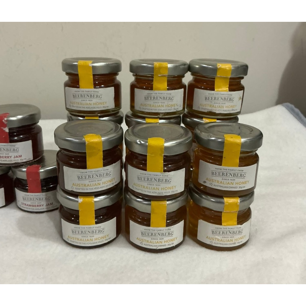 น้ำผึ้งBeerenberg Australian Honeyและแยมสตอเบอร์รี่
