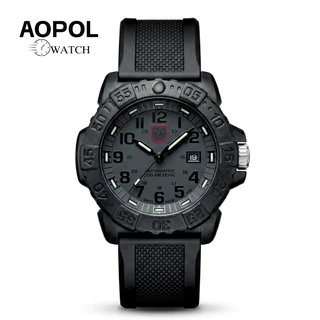 AOPOL LIMITED #T25 นาฬิกาข้อมือผู้ชาย ขอบหมุนได้ พร้อมวันที่ นิยามใหม่ของความดุดัน สายลุย