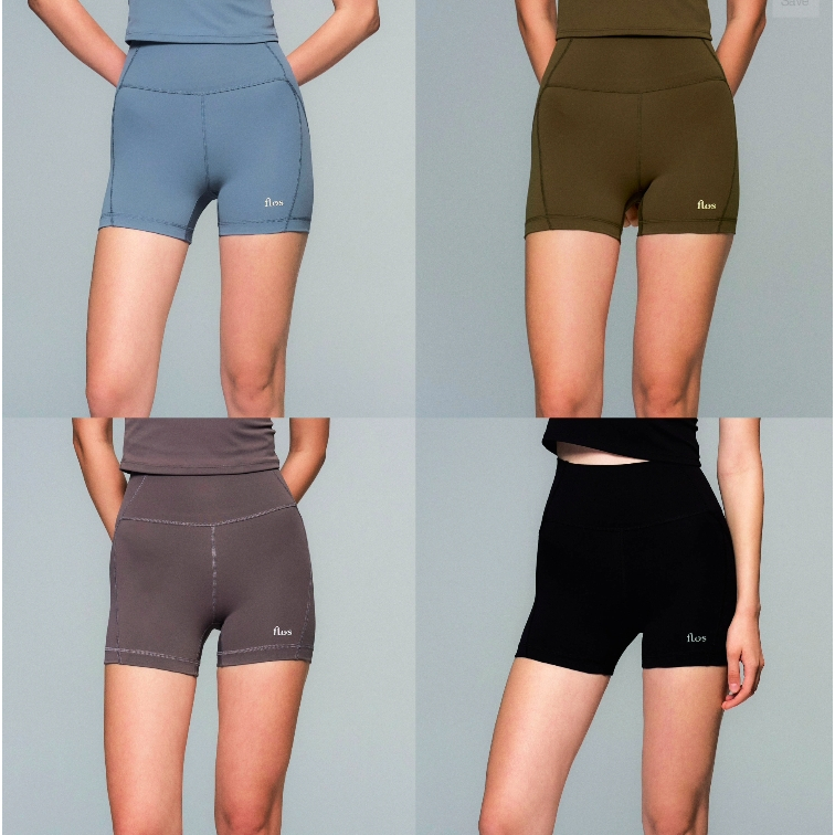 Contour Back-Pocket Micro Biker Shorts (4” inseam) - The Flos Club
